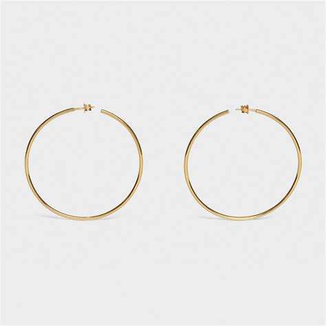 celine circular earrings|Celine earrings price.